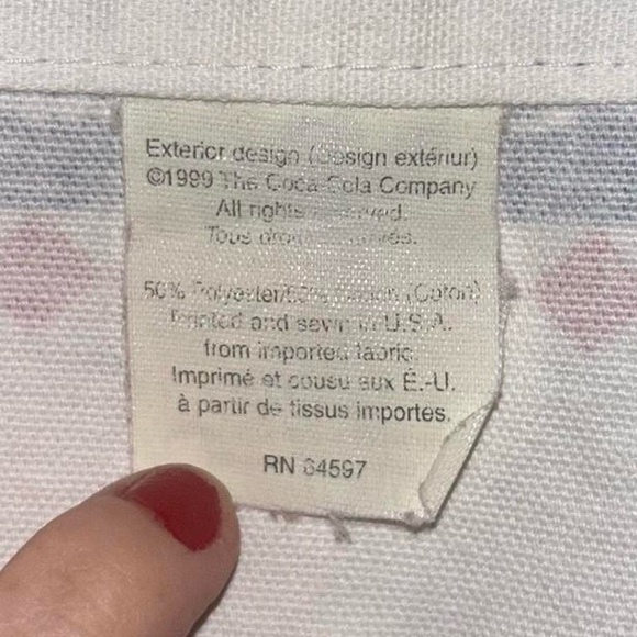 Coca Cola Apron - Red and Navy - Picture 3 of 6